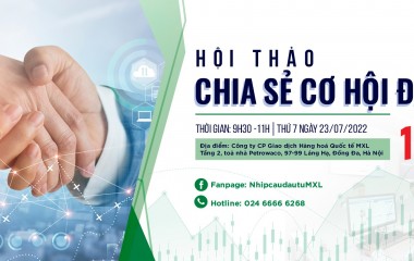 [Toạ đàm] Chia sẻ cơ hội đầu tư cùng MXL-Top1_23/07/2022
